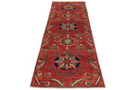 3x10 Red and Multicolor Anatolian Traditional Runner