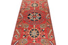 3x10 Red and Multicolor Anatolian Traditional Runner