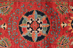 3x10 Red and Multicolor Anatolian Traditional Runner