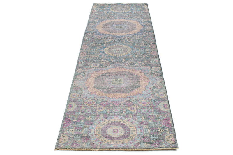 3x9 Multicolor Turkish Tribal Runner