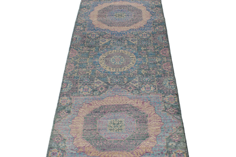 3x9 Multicolor Turkish Tribal Runner