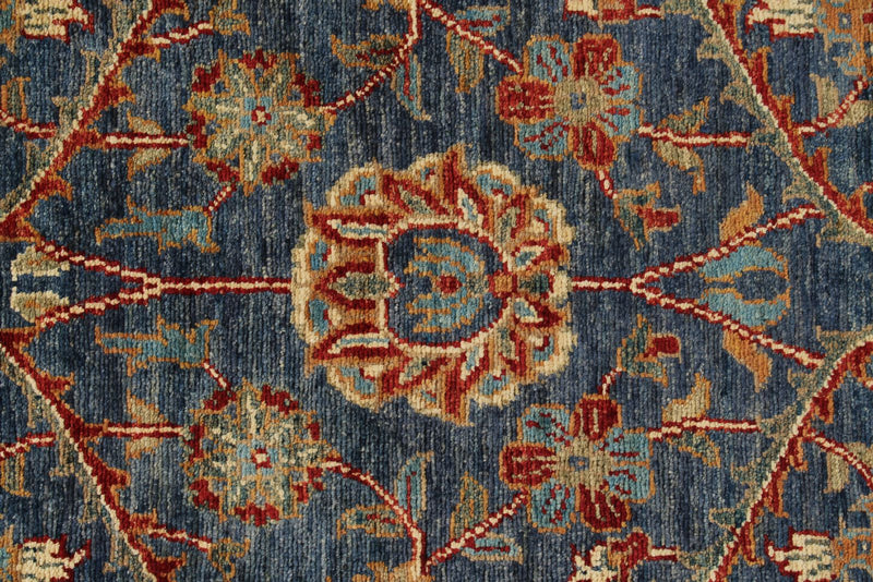 3x10 Navy and Light Blue Anatolian Traditional Runner