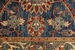 3x10 Navy and Light Blue Anatolian Traditional Runner