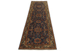 3x10 Navy and Light Blue Anatolian Traditional Runner