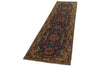 3x10 Navy and Light Blue Anatolian Traditional Runner