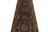 3x10 Navy and Light Blue Anatolian Traditional Runner