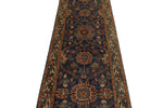 3x10 Navy and Light Blue Anatolian Traditional Runner