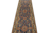 3x10 Navy and Light Blue Anatolian Traditional Runner