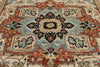 9x12 Rust and Ivory Anatolian Persian Rug