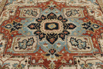 9x12 Rust and Ivory Anatolian Persian Rug