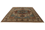 9x12 Rust and Ivory Anatolian Persian Rug