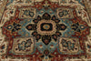 9x12 Rust and Ivory Anatolian Persian Rug