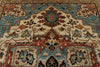 9x12 Rust and Ivory Anatolian Persian Rug