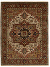 9x12 Beige and Rust Anatolian Persian Rug