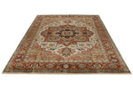 9x12 Beige and Rust Anatolian Persian Rug
