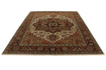 9x12 Beige and Rust Anatolian Persian Rug