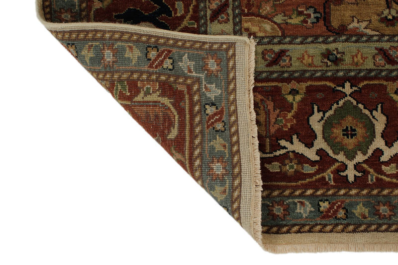 9x12 Beige and Rust Anatolian Persian Rug