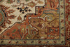 9x12 Beige and Rust Anatolian Persian Rug