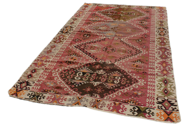 5x9 Multicolor Turkish Tribal Rug