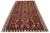 5x12 Multicolor Turkish Tribal Runner
