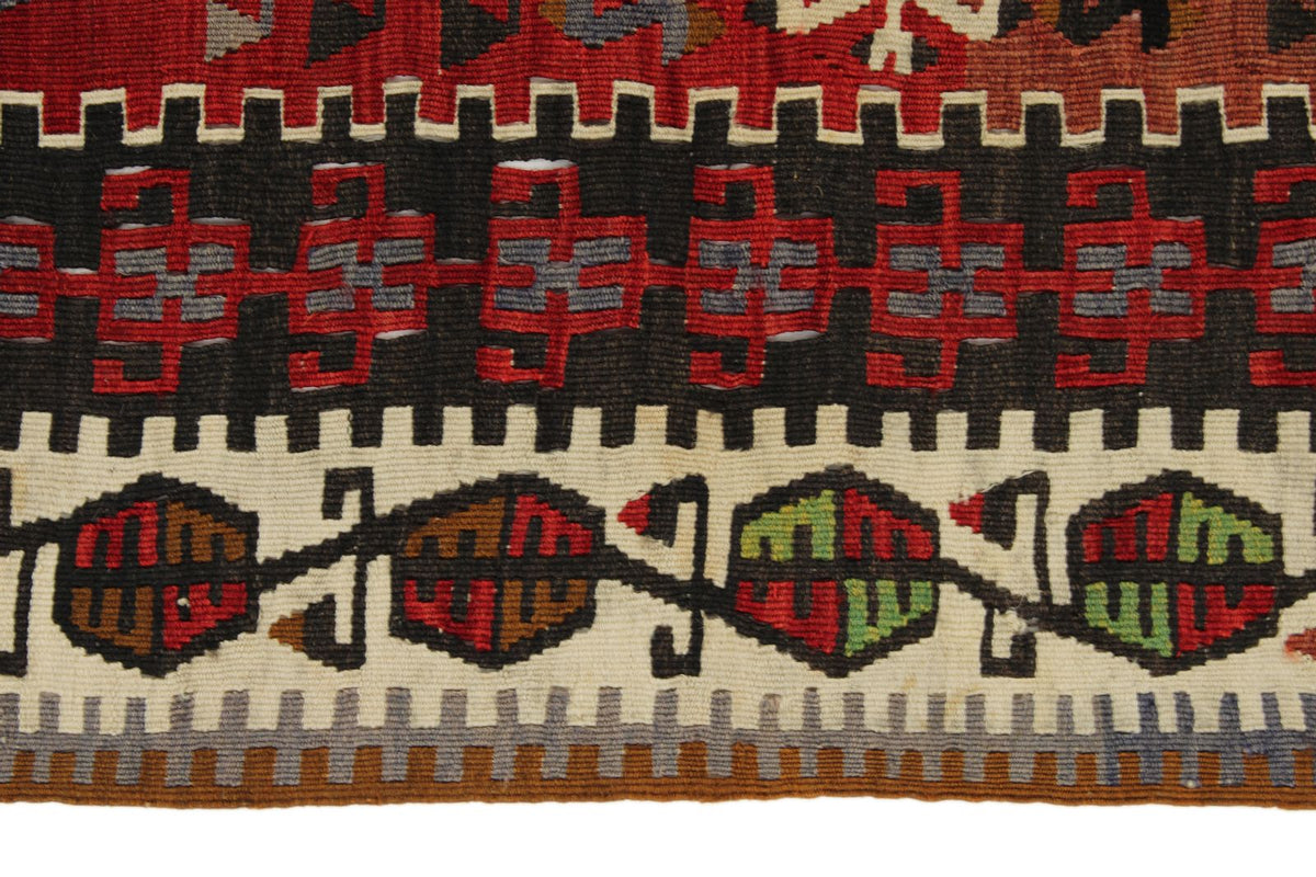 5x12 Multicolor Turkish Tribal Runner