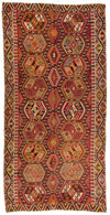 7x14 Multicolor Turkish Tribal Runner