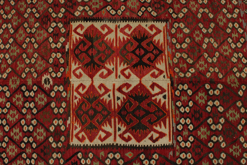 6x13 Multicolor Turkish Tribal Runner
