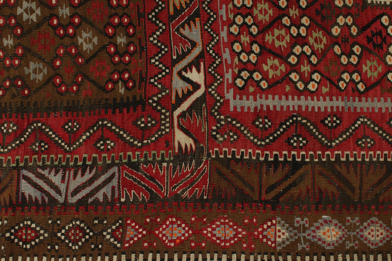 6x13 Multicolor Turkish Tribal Runner