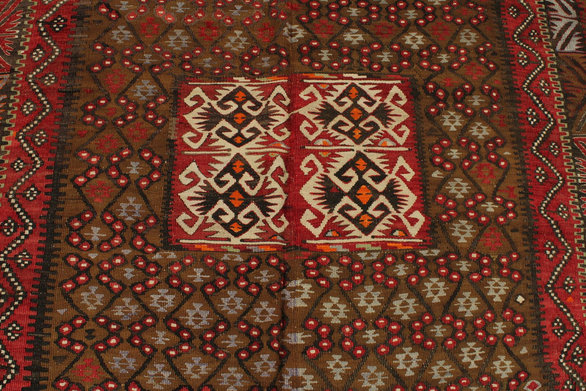 6x13 Multicolor Turkish Tribal Runner