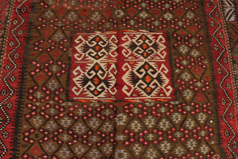 6x13 Multicolor Turkish Tribal Runner