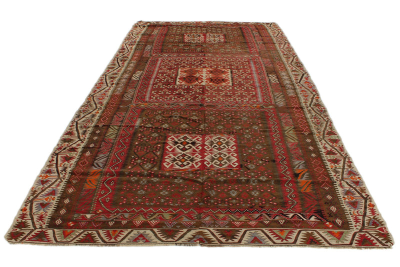 6x13 Multicolor Turkish Tribal Runner