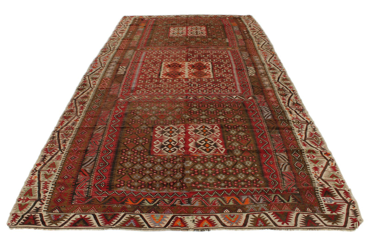 6x13 Multicolor Turkish Tribal Runner