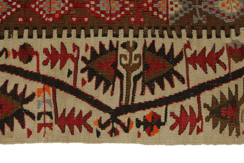 6x13 Multicolor Turkish Tribal Runner