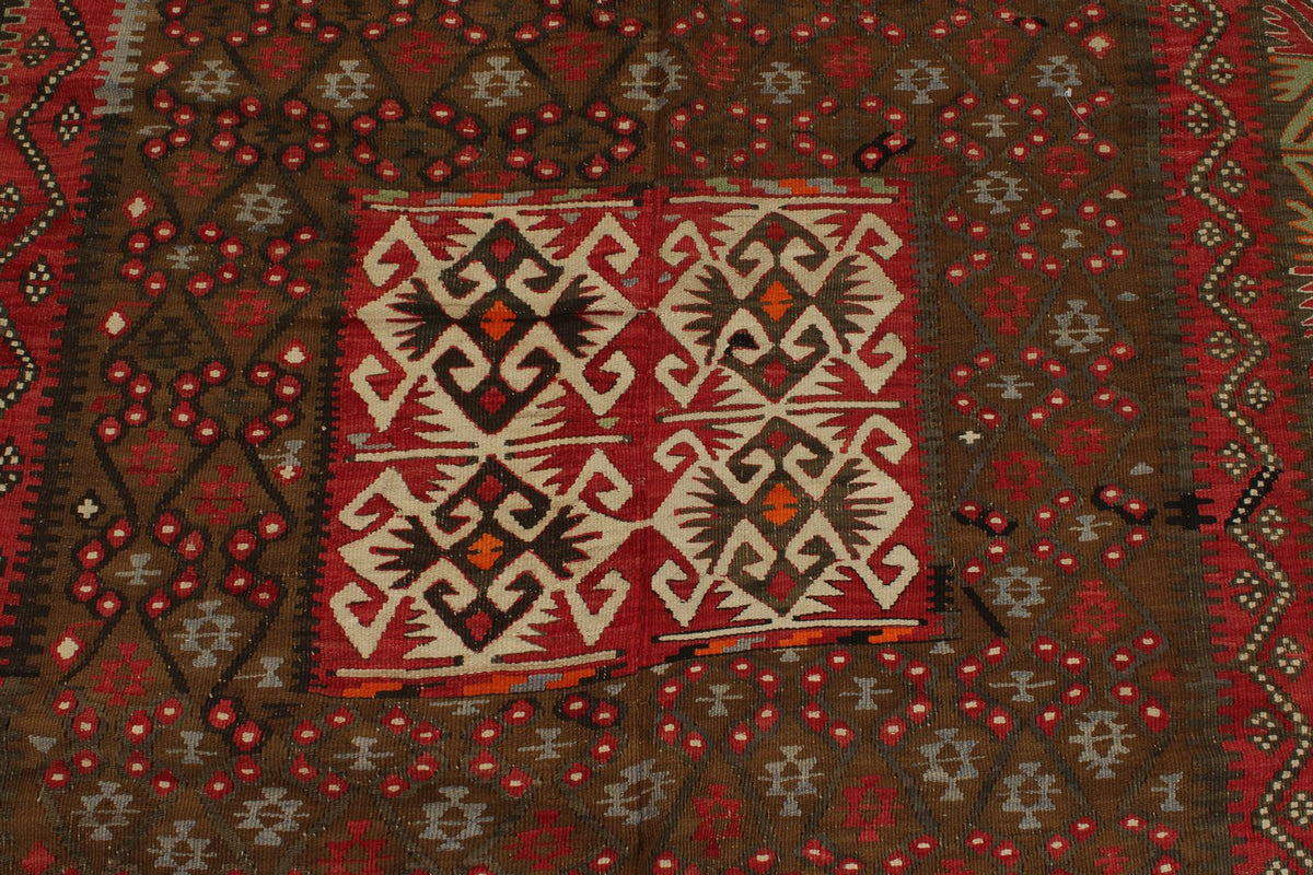 6x13 Multicolor Turkish Tribal Runner