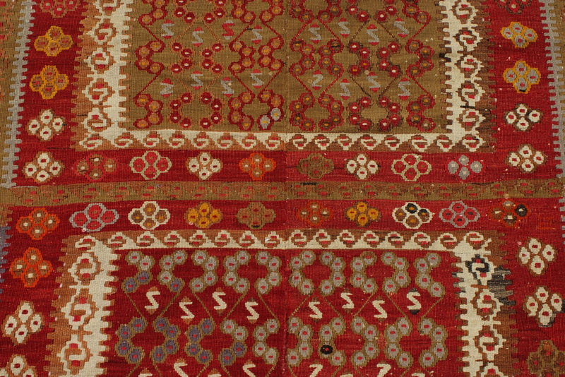 5x11 Multicolor Turkish Tribal Runner