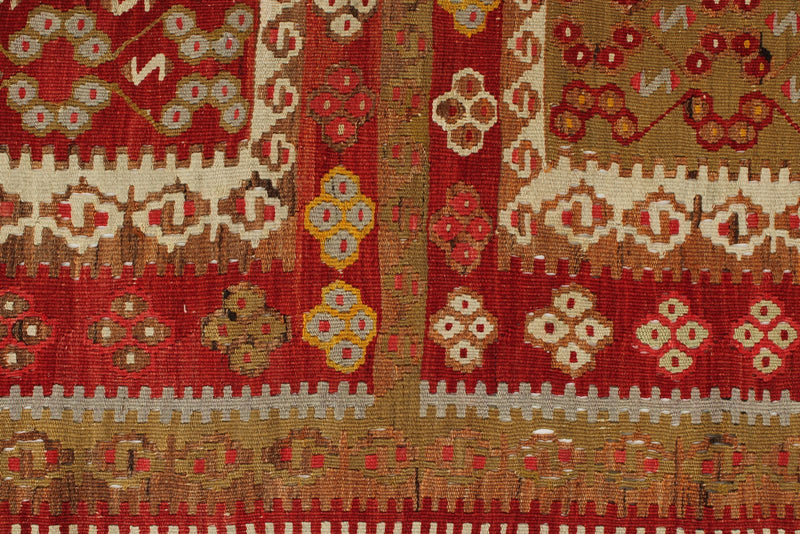 5x11 Multicolor Turkish Tribal Runner