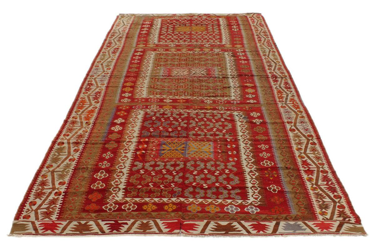 5x11 Multicolor Turkish Tribal Runner