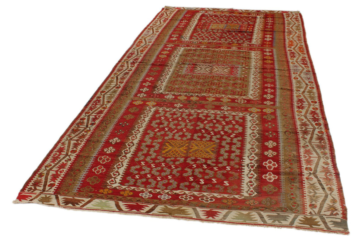 5x11 Multicolor Turkish Tribal Runner