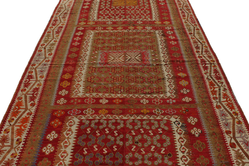 5x11 Multicolor Turkish Tribal Runner