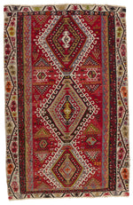6x10 Multicolor Turkish Tribal Rug