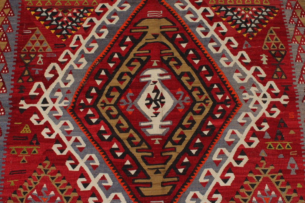 6x10 Multicolor Turkish Tribal Rug