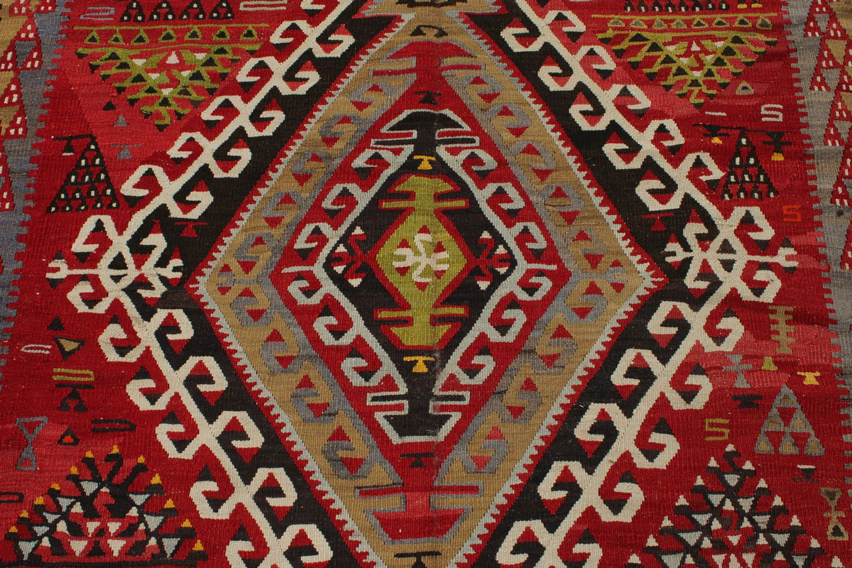 6x10 Multicolor Turkish Tribal Rug