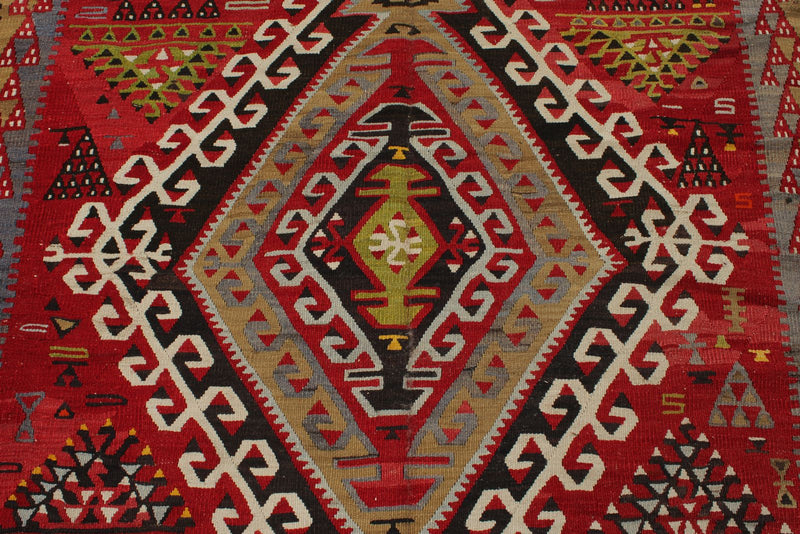 6x10 Multicolor Turkish Tribal Rug