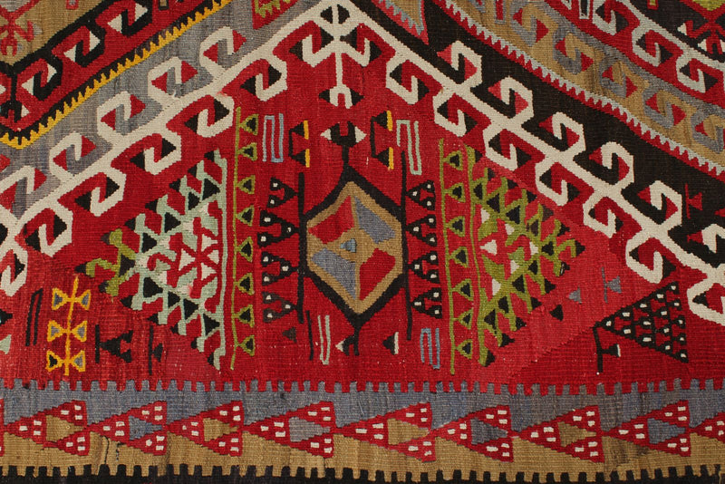 6x10 Multicolor Turkish Tribal Rug