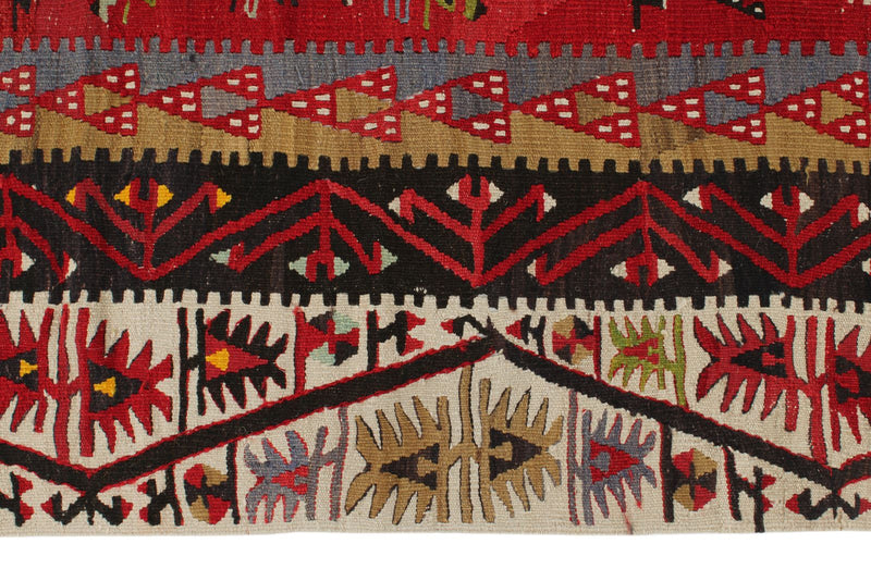 6x10 Multicolor Turkish Tribal Rug