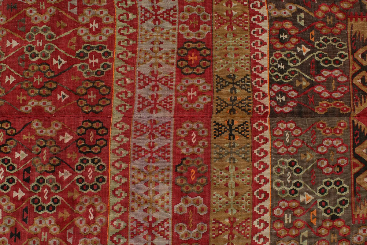 6x10 Multicolor Turkish Tribal Rug
