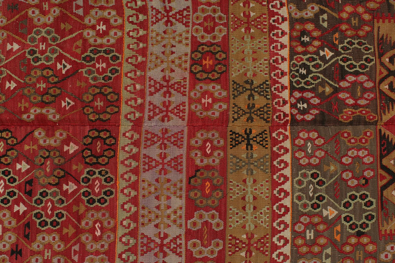 6x10 Multicolor Turkish Tribal Rug