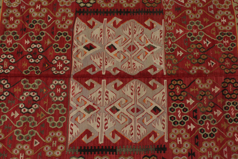 6x10 Multicolor Turkish Tribal Rug