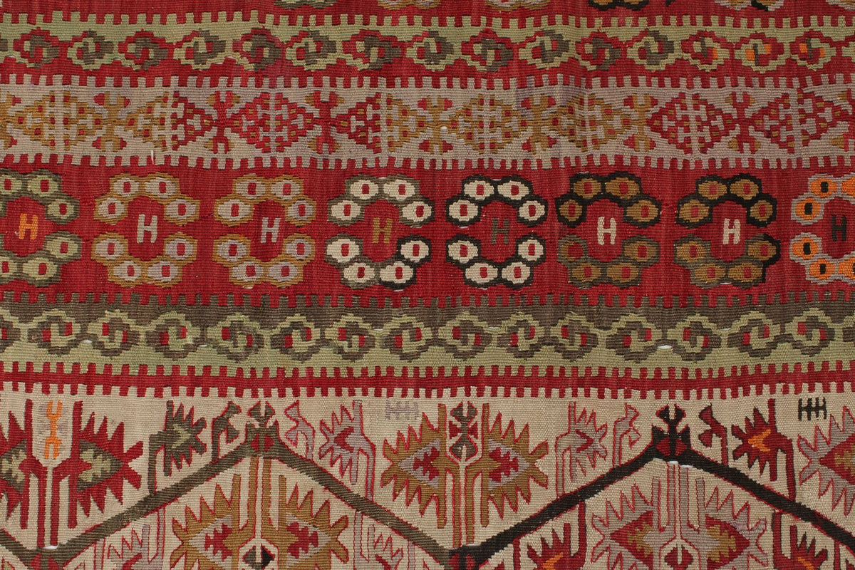 6x10 Multicolor Turkish Tribal Rug