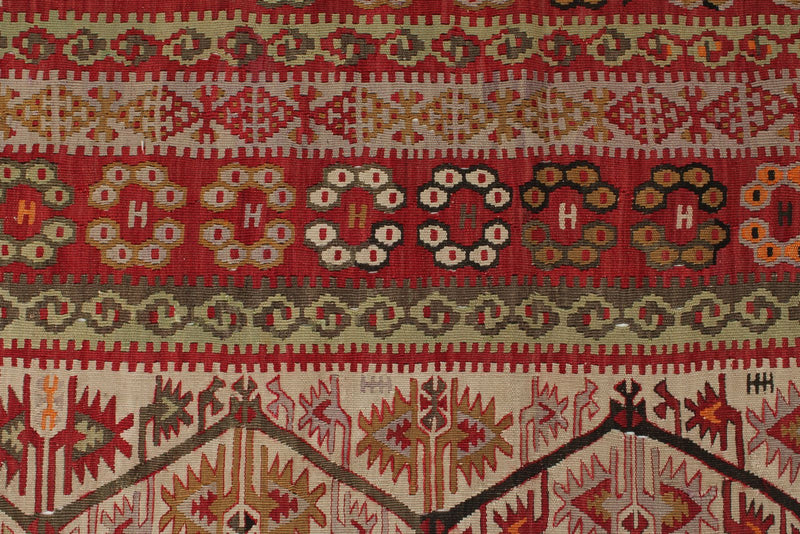 6x10 Multicolor Turkish Tribal Rug